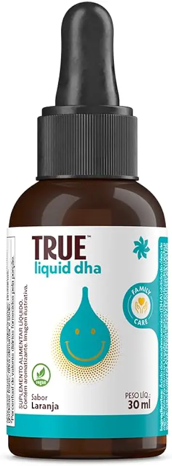 DHA Liquid - True Source - Dha Liquido 30ml - Sabor Laranja