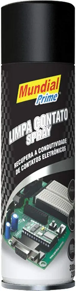 Limpa Contato Elétrico Spray 300 ml - Mundial Prime MP80 | Aeroflex - Uso Automotivo e Eletrônico