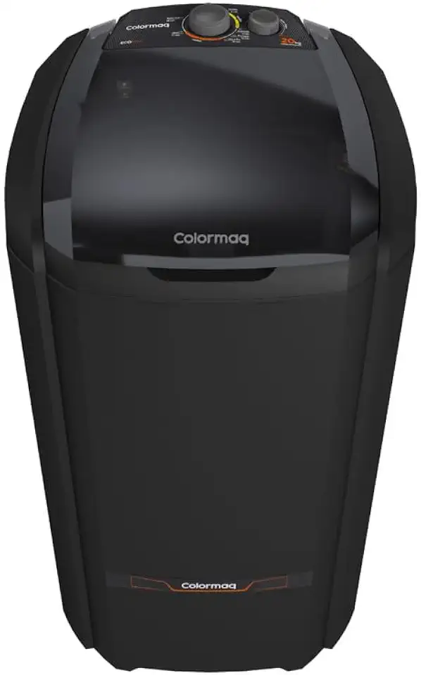 Colormaq Maquina de Lavar Roupa Semi Automatica Tanquinho 20kg LCS20 Preto 127v