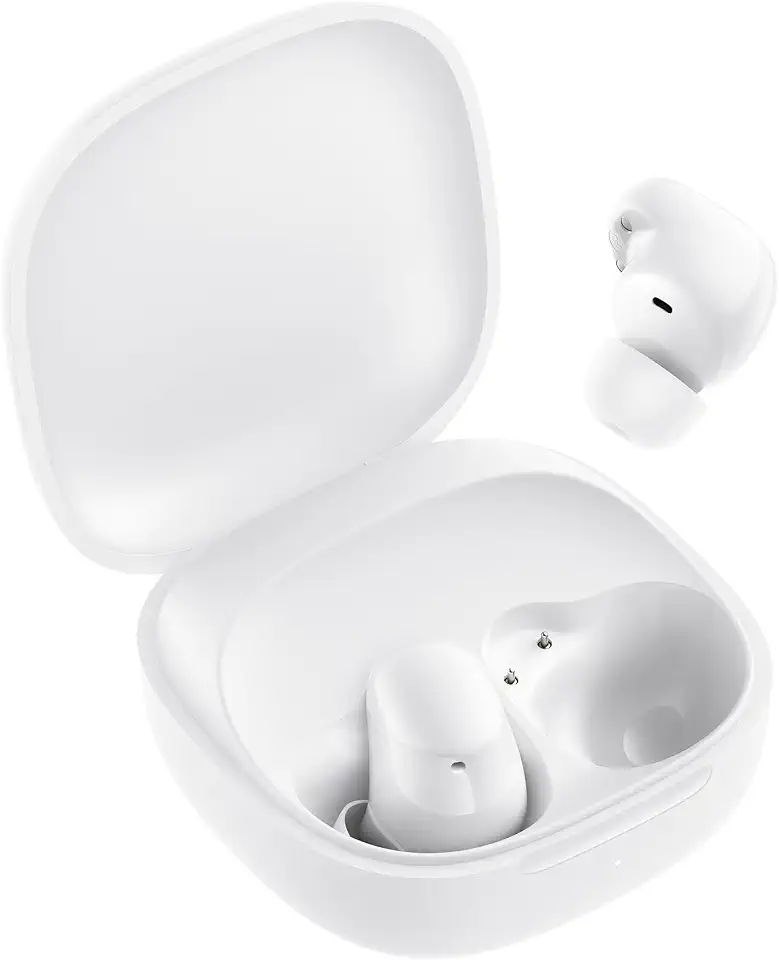 Xiaomi Redmi Buds 6 Play | Driver din�mico de 10 mm | Redu��o de ru�do AI | Bateria at� 36 horas | Bluetooth 5.4 | Controle por toque - Branco