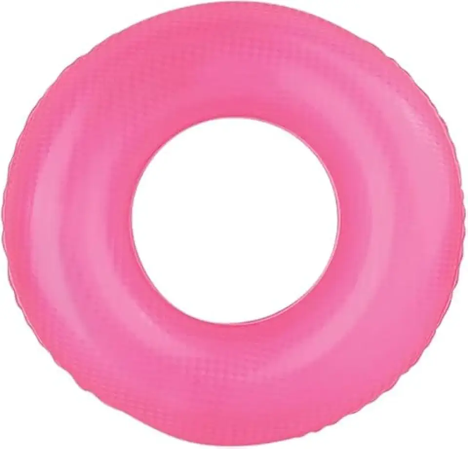 Boia Neon Inflável Colorida para Piscina - Flutuador Divertido e Seguro para Adultos e Crianças - Ideal para Verão e Lazer Aquático