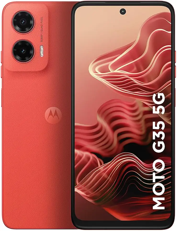 Smartphone Motorola Moto g35 5G - 256GB 12GB (4GB RAM+8GB Ram Boost) e Camera 50MP com AI NFC Tela 6.7" com Superbrilho - Coral