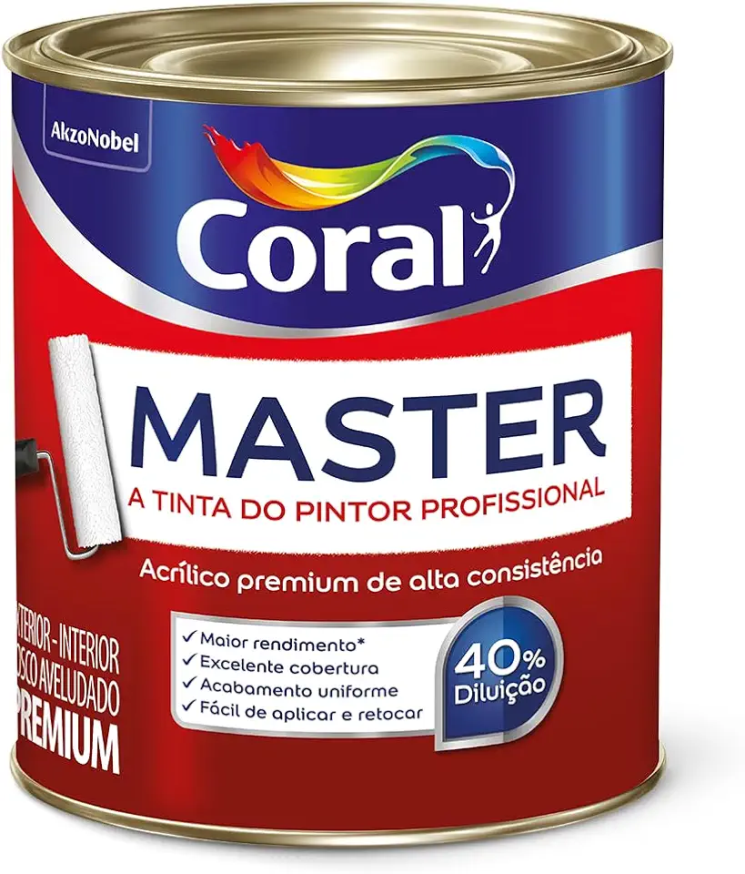 MASTER BRANCO 900ML - CORAL