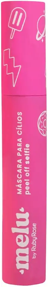 MÁSCARA PARA CÍLIOS PEEL OFF MELU RR515 SELFIE RUBYROSE
