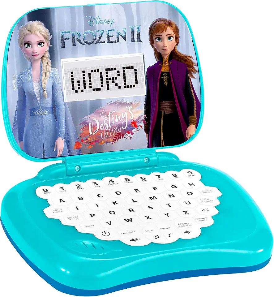 Candide, Laptop Infantil, Frozen, Brinquedo Educativo - Bilíngue
