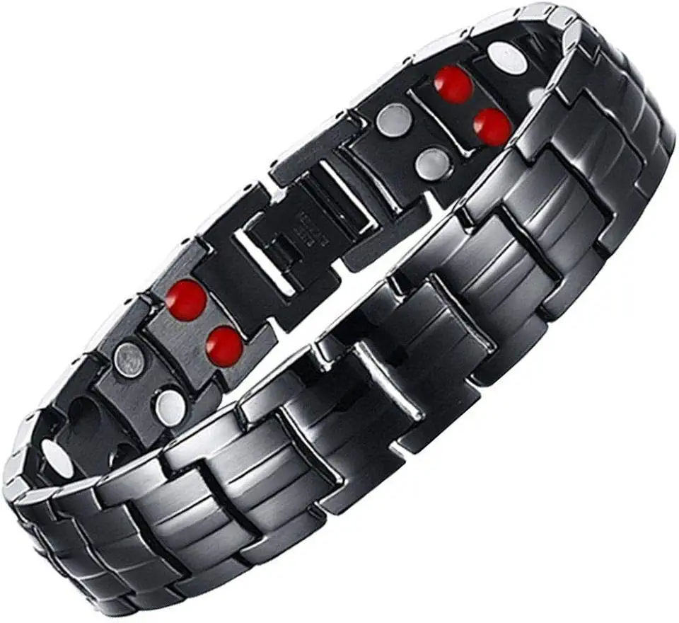 Pulseira Magnética Bioquantica Aço 316L Maior Resistência