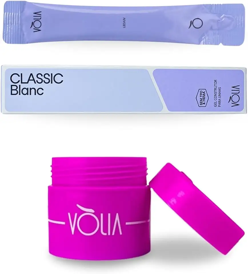 Kit Gel Classic Blanc Sem TPO Sachê 14g + Pote ECO, Vòlia