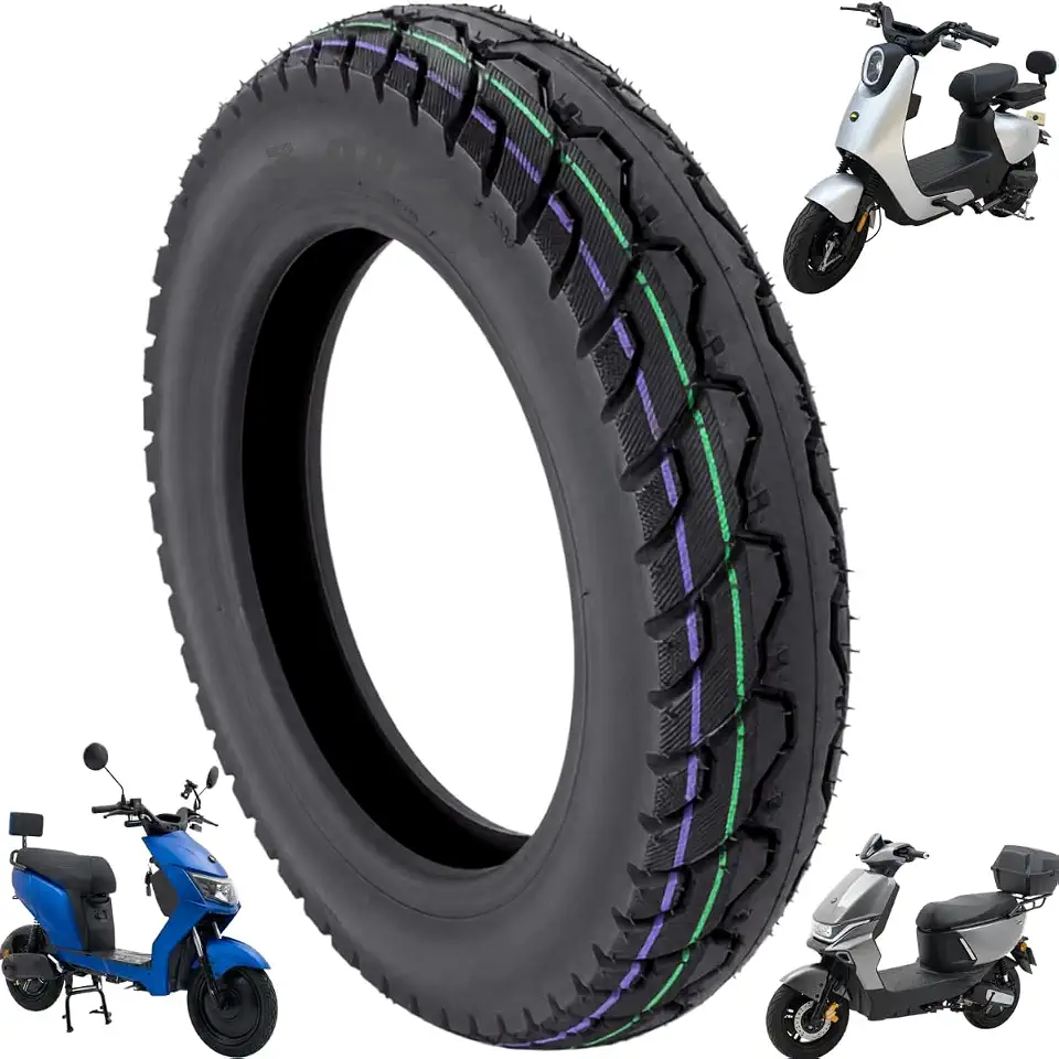 Pneu 3.00-10 Moto Elétrica Scooter Motoneta Autopropelido Reforçado 8 Lonas 90km/h