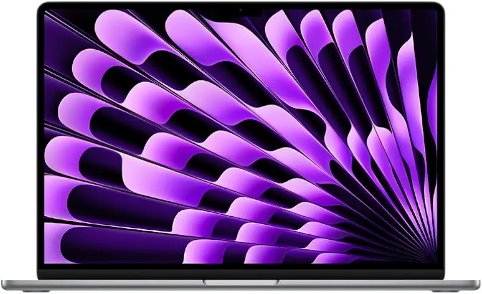 Apple 2024 MacBook Air (de 15 polegadas, Processador M3 da Apple com CPU 8‑core e GPU 10‑core, 16GB Memória unificada, 256 GB) - Cinzento sideral