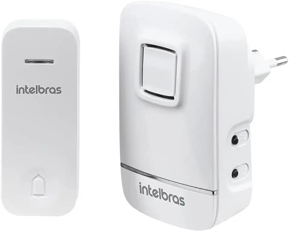 Campainha Digital S/ Fio Intelbras Alcance 100m Plug+play