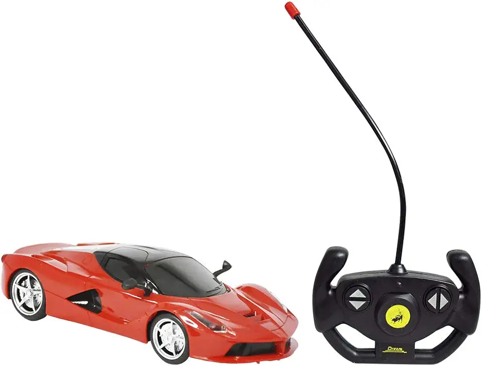 Carrinho de Controle Remoto Sport 4 Funções 1:20 com Luz e Som, DM Toys