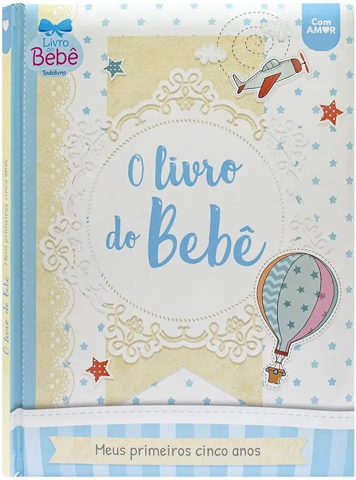 Livro do bebê,O-Meus primeiros cinco anos(AZUL)