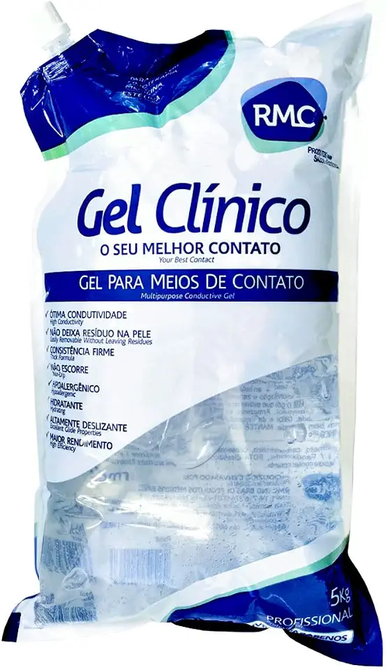 Gel Clínico Contato RMC Condutor Ultrassom Eletro - Bag 05kg Cor:Incolor