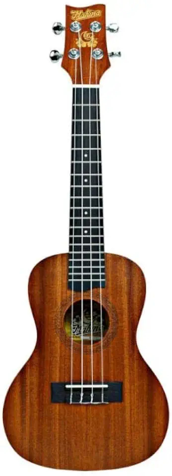 Ukulele Concert Acustico Sapele Natural Fosco Cordas Aquila Mahina Ma23-k