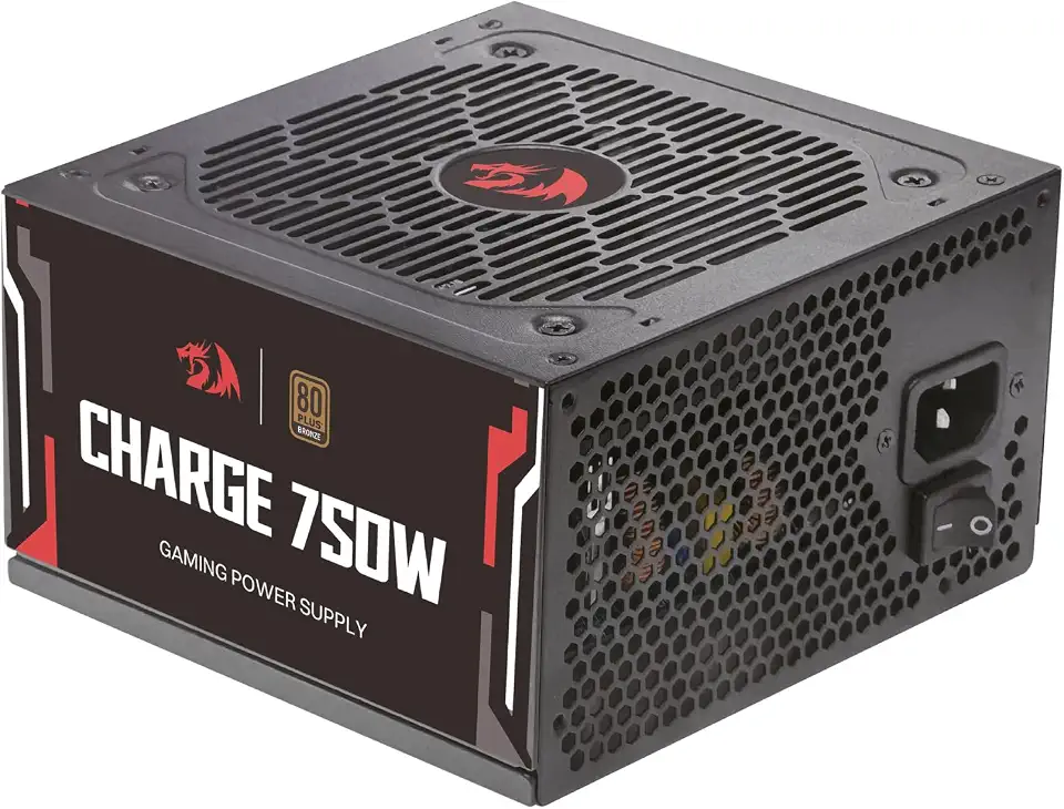 Fonte Gamer Redragon Charge 750W Preto ATX 80 Plus Bronze Capacitores 100% Japoneses FRC-750
