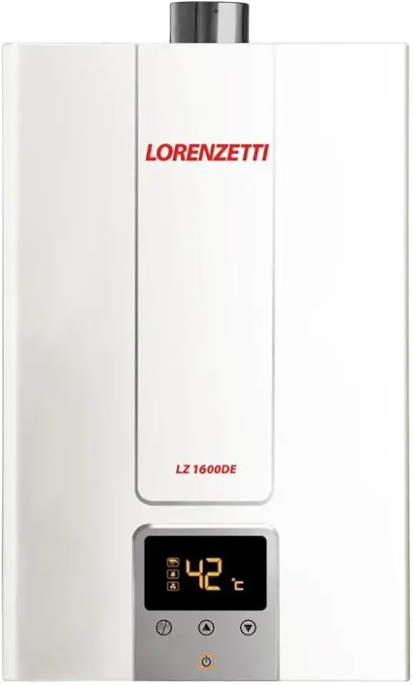 Aquecedor de Água a Gás Lz 1600DE GLP 15, 0 L/Min, Lorenzetti, Branco
