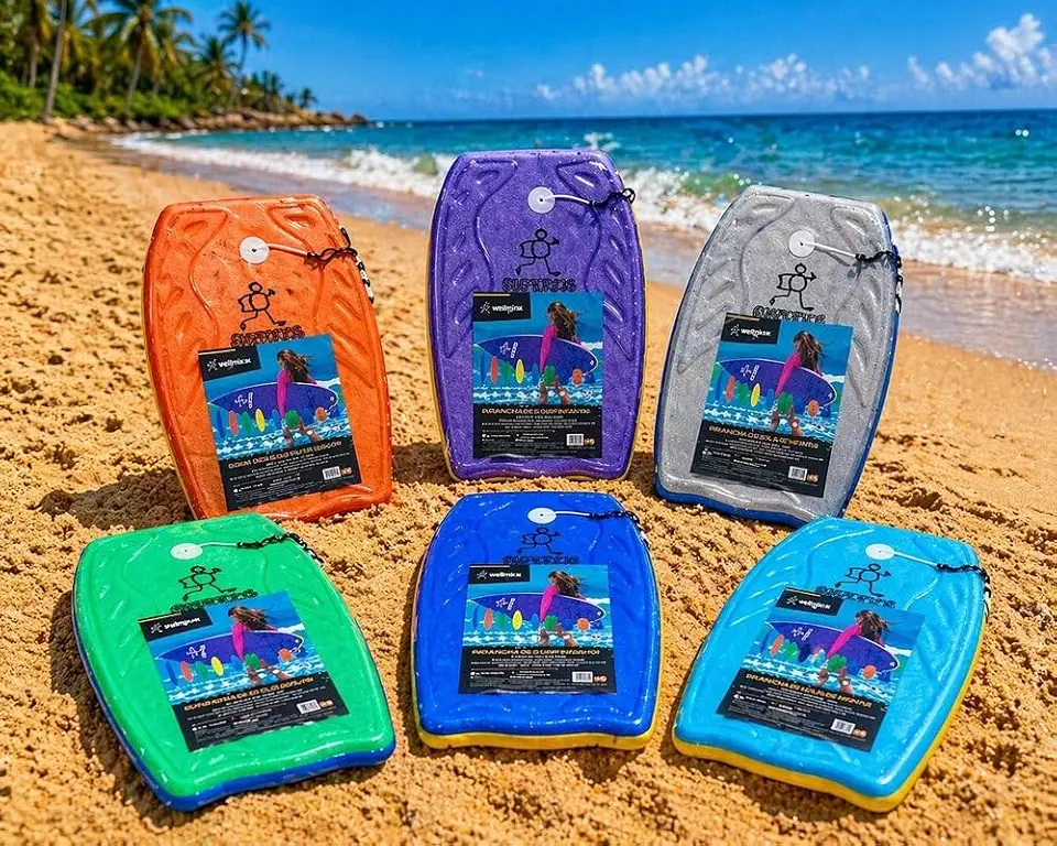 Prancha Bodyboard Infantil Leve Resistente para Praia e Piscina Ideal para Iniciantes Diversão Segura para Crianças