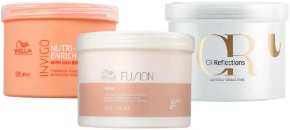 Kit Wella Fios Perfeitos Cronograma Capilar 03 Mascaras 500g