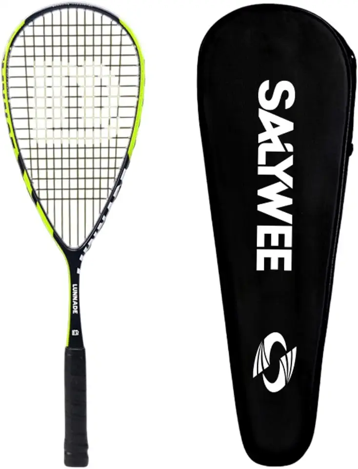 Raquete de Squash em Formato de Lágrima, Raquete de Squash Antiderrapante, Multifuncional, Equipamento para Iniciantes, Academia Interna E Viagens Ao