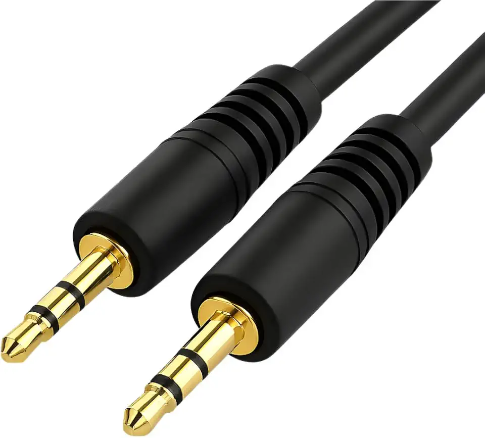Cabo P2 Auxiliar de Áudio 1,5m – Resistente, Som Nítido e Compatível com Celulares, Tablets, Notebooks e Caixas de Som Premium