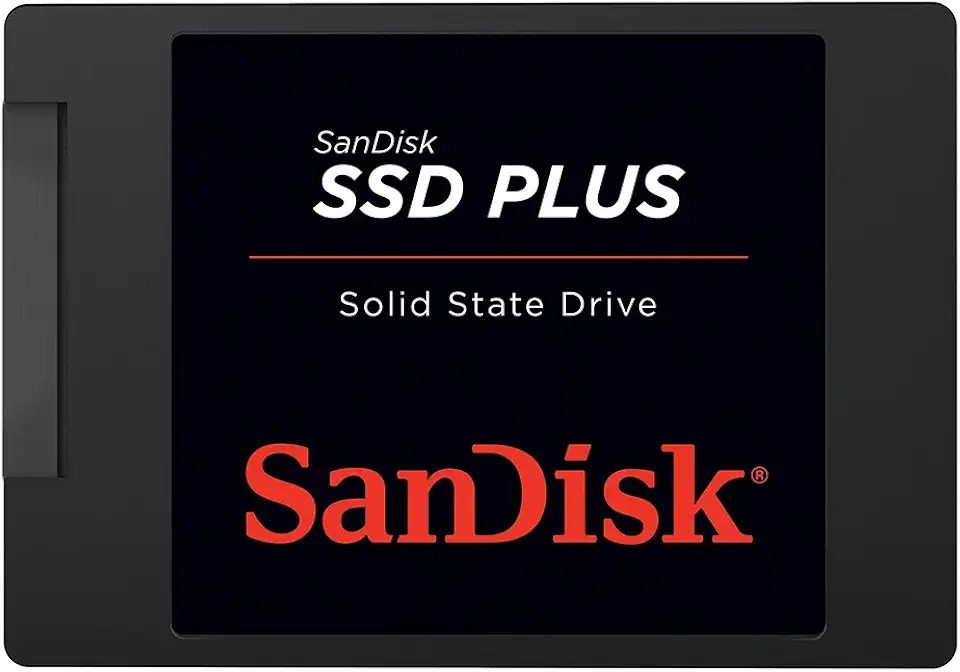 SANDISK SSD Plus Unidade de estado sólido interna de 500 GB - SATA III 6 Gb/s, 7 mm, velocidades de leitura/gravação de até 545 MB/s / 505 MB/s - SDSSDA-500G-G28