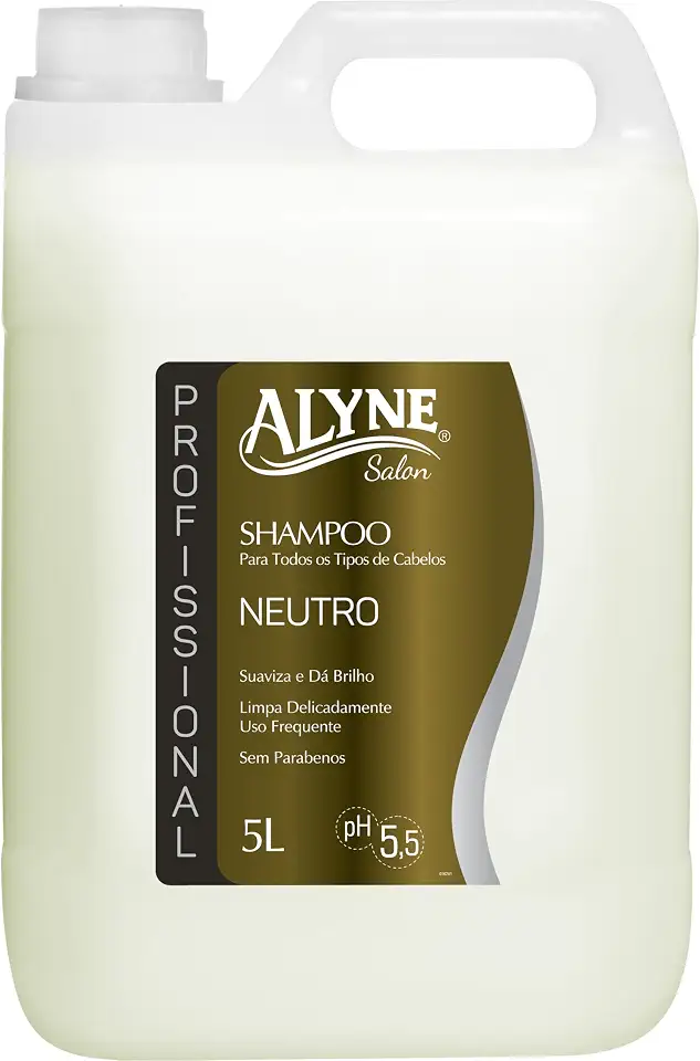 Alyne, Shampoo para cabelos, Neutro, 5 Litro, Verde