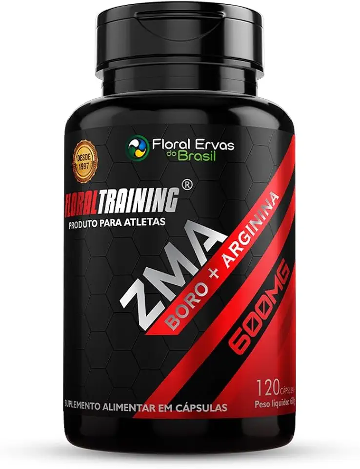 Floral Ervas do Brasil ZMA 120 cápsulas + Boro + Arginina