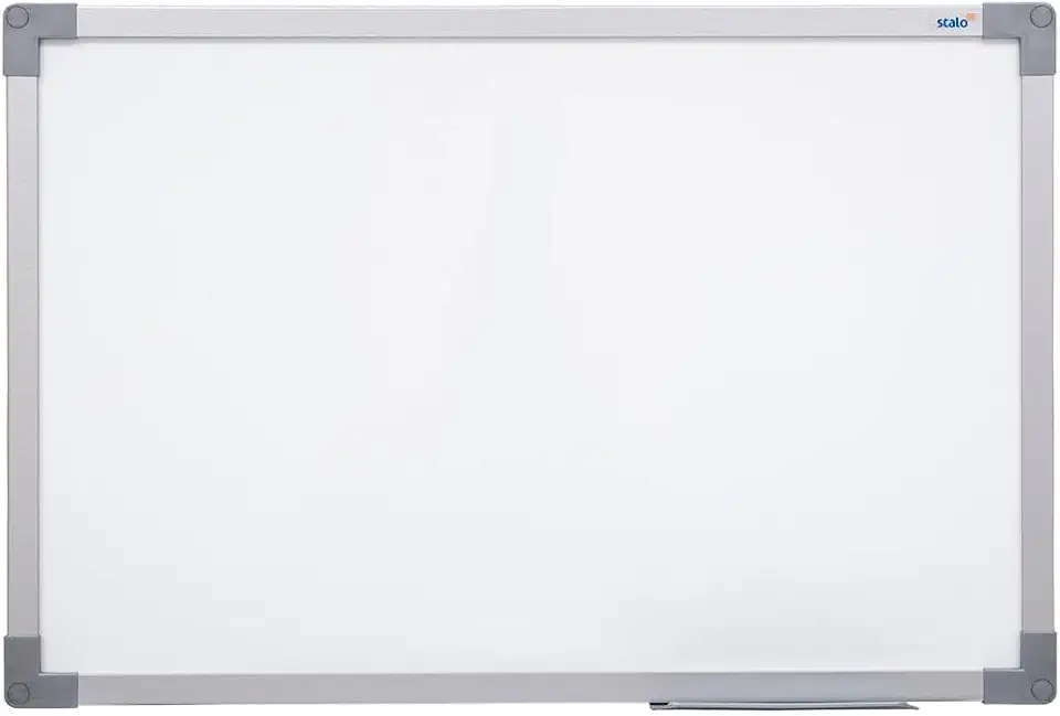 QUADRO BRANCO UV MDF ALUMÍNIO SOFT 120 X 090 CM, Stalo
