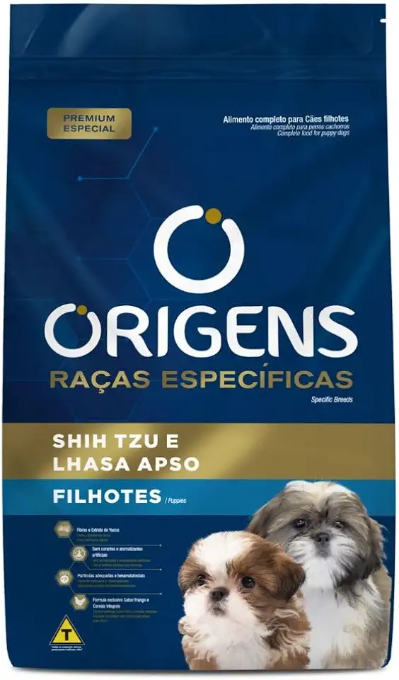 Origens Ração Para Cães Filhotes Raças Especificas Shihtzu/Lhasa 3Kg