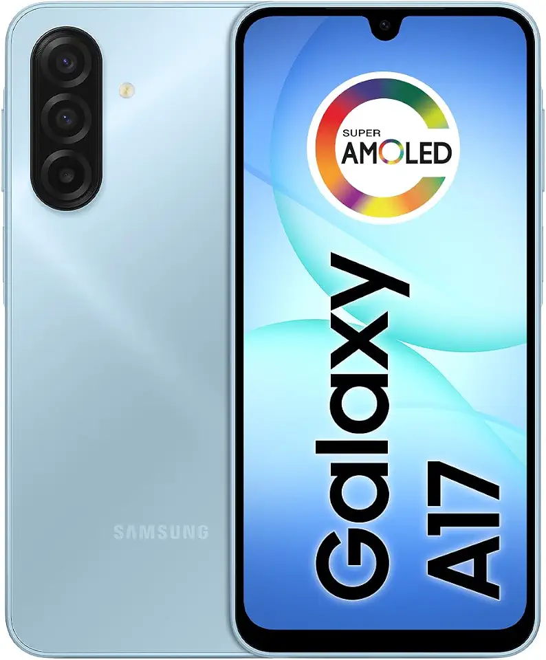 Celular Samsung Galaxy A17, 256GB, 8GB, 50MP Tela 6.7", IP54 - Azul