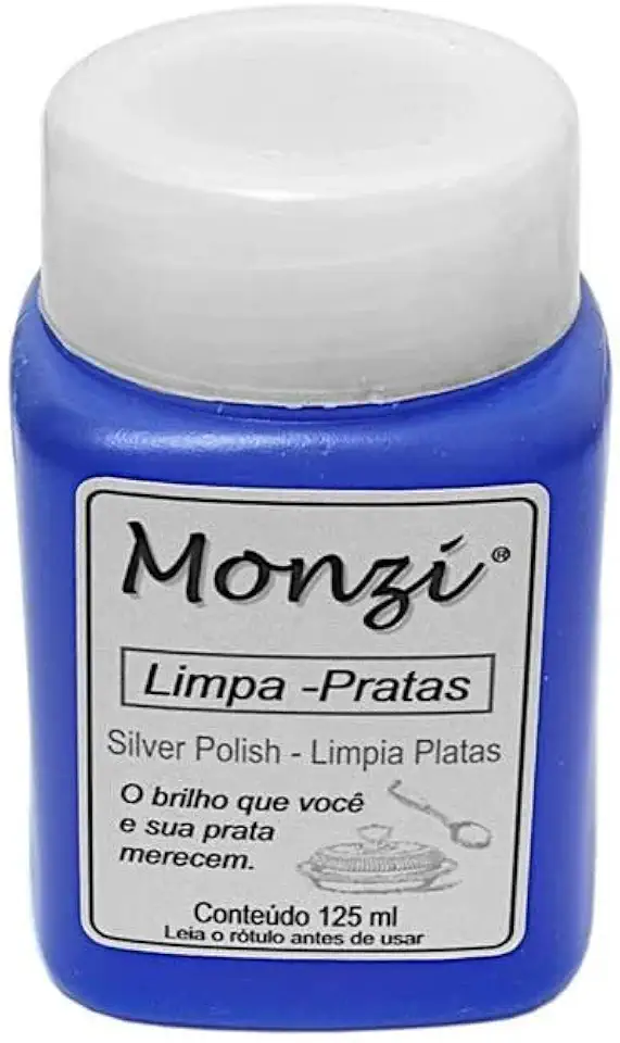 Limpa Prata Monzi 125 ml Limpeza e Brilho