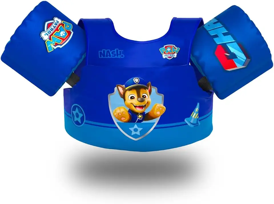 Boia Infantil com Colete Salva Vidas Nash - Patrulha Canina