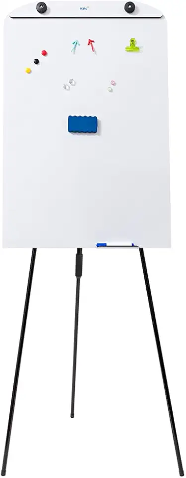 Flip Chart Retrátil Magnético STALO, 173x60