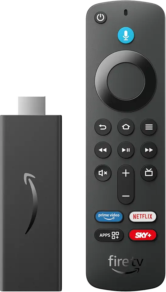 Fire TV Stick HD (Geração mais recente) | Com controle remoto por voz com Alexa (inclui comandos de TV), controles de casa inteligente e streaming em HD