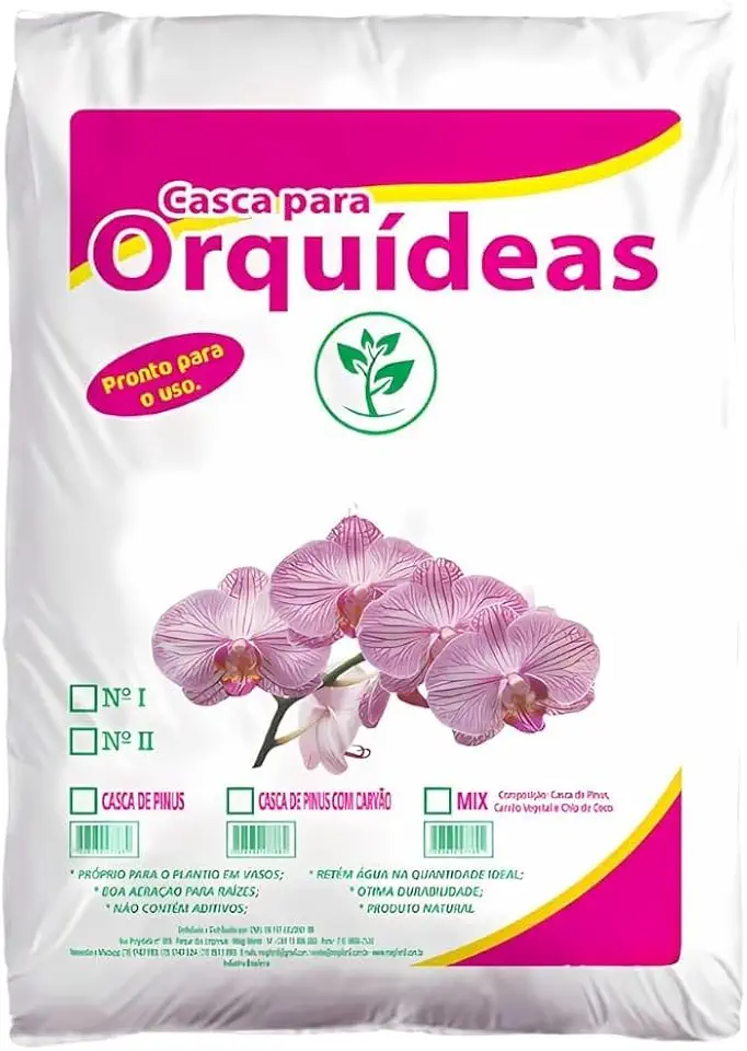 Substrato Para Orquídeas Mix Pronto Para Uso 10 Litros