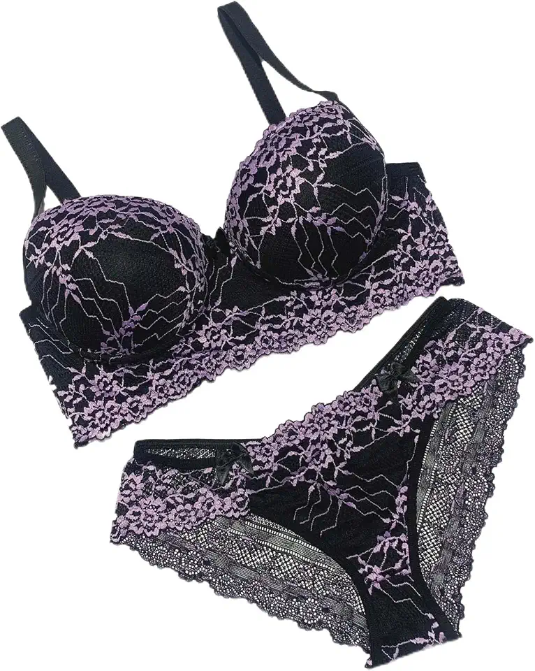 Conjunto Plus Size com Bojo Sensual de Renda Luxo Lingerie Feminino Reforçado