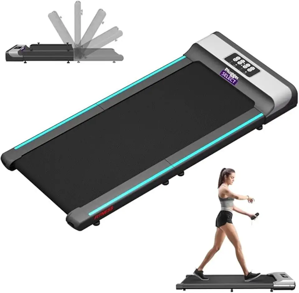 Esteira Elétrica Portátil Dobrável Ergométrica 158cm Fitness Corrida Caminhada Home Office Preto 110v ou 220v - Lojas Tahara