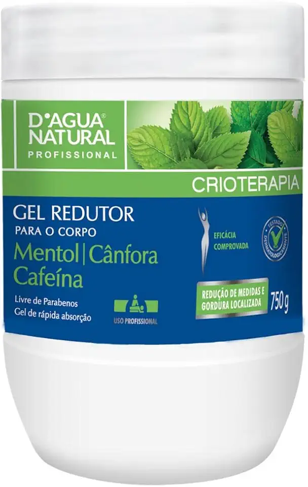 D'AGUA NATURAL Gel Redutor D'Agua Natural 750 G