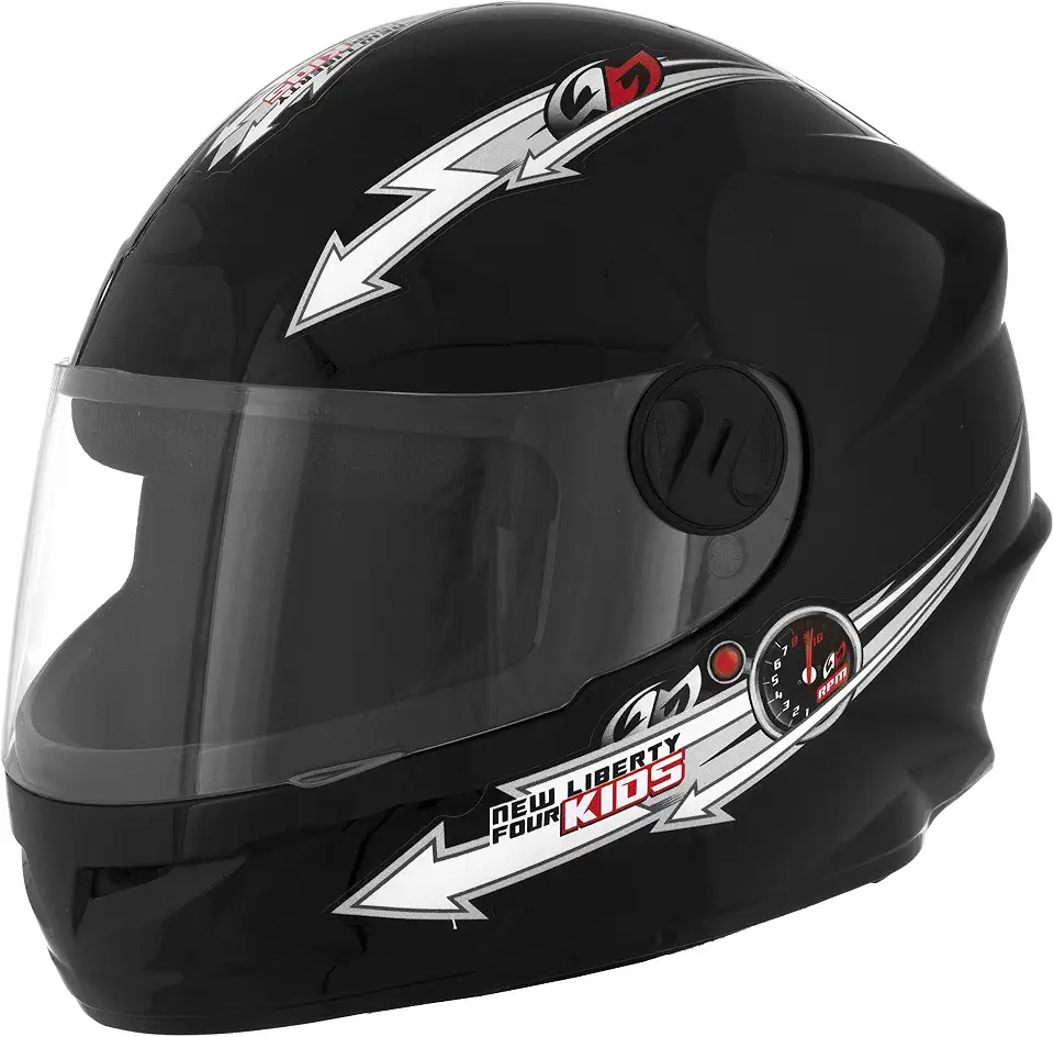 CAPACETE FECHADO PRO TORK LIBERTY FOR KIDS SOLID PRETO TAM. 54