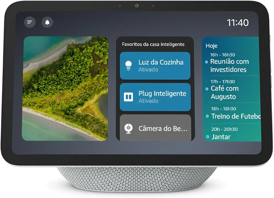 Amazon Echo Show 8 (Geração mais recente) - Com novo design, tela vibrante HD de 8,7", áudio espacial e Alexa, Cor Branca, com Acesso Antecipado à Alexa+
