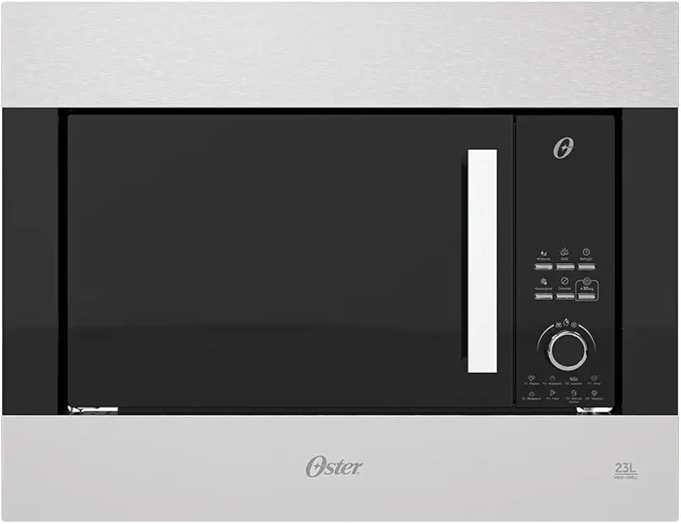 Oster Forno Micro-ondas de Embutir Oster Black Inox 23L - 127V