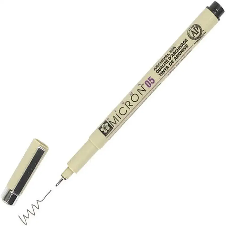 Caneta Pigma Micron Nanquim 0.5mm Sakura