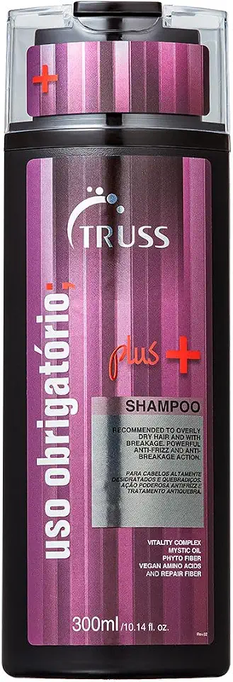 Truss Shampoo Uso Obrigatório Plus | Reparação e Fortalecimento para Cabelos Fragilizados | 300ml