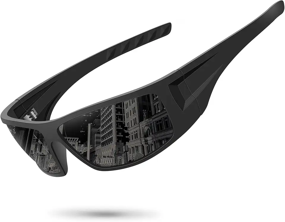 Óculos de sol esportivos polarizados para homens Ofwin, armação inquebrável, proteção UV, dirigir, ciclismo, pesca, óculos de sol