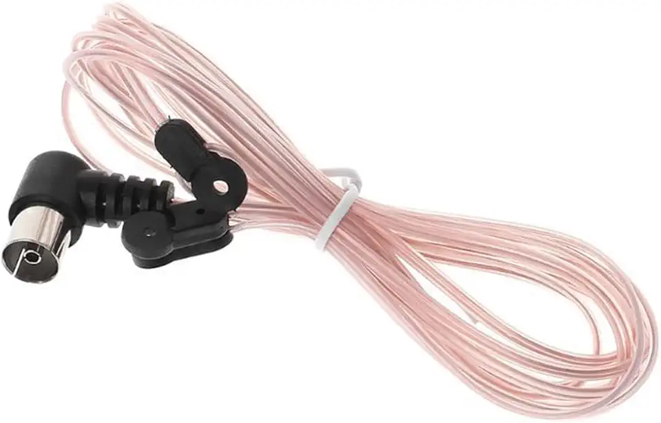 Antena aérea de rádio FM interna HiFi 75 Ohm Receptor de Home Theater Antenas FM