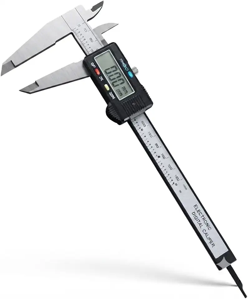 Paquímetro Digital 150mm Profissional LCD mm Pol Interna Externa Auto-zero | LCD, mm Pol, Interna Externa, Auto-zero