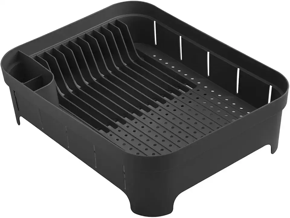 Ou Escorredor de Louças Preto Linha Trium