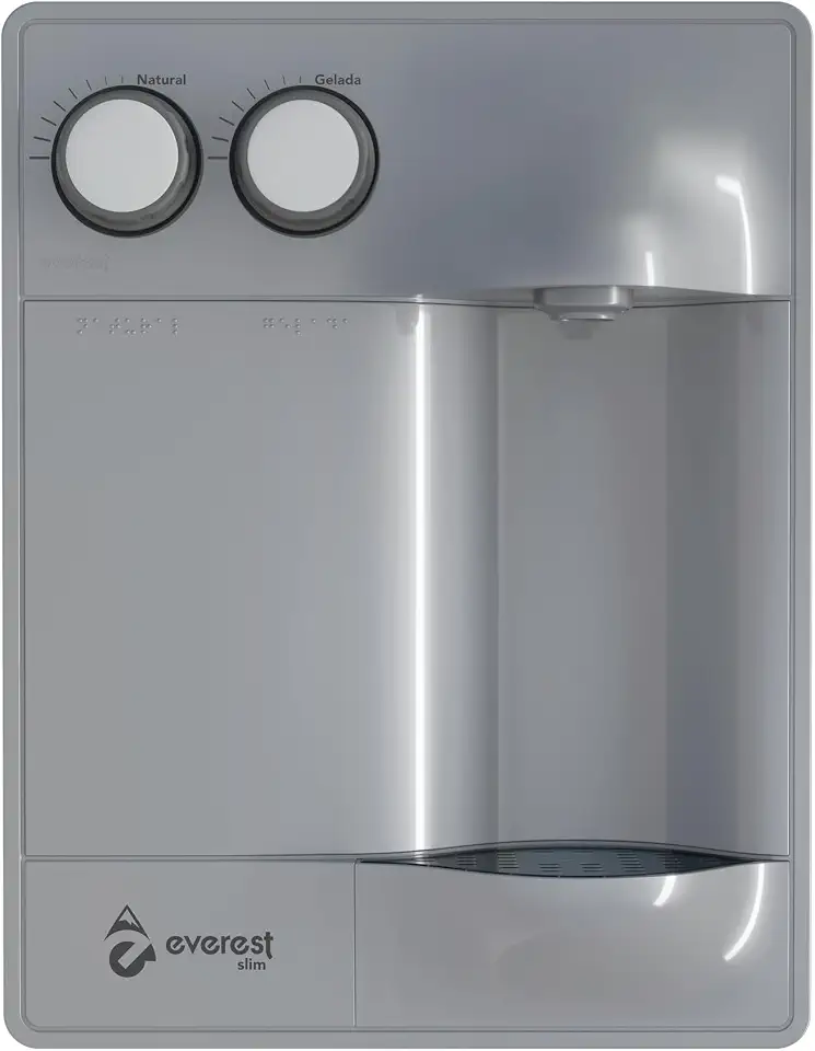 Purificador de Água Refrigerado por Compressor Everest Slim Prata 220V/60Hz