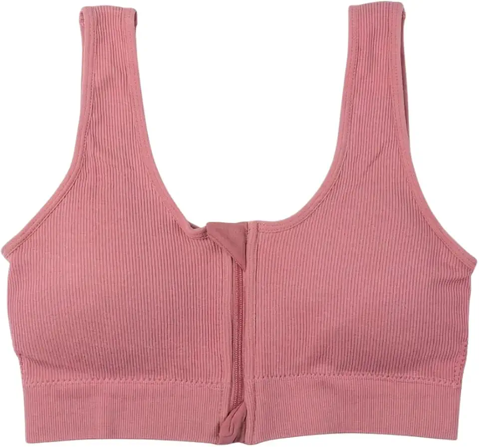 Top Fitness com Zíper Frontal Poliamida e Elastano Alta Elasticidade Conforto no Treino MDL MODA E FITNESS