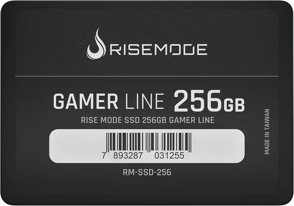 SSD Rise Mode Gamer Z Series 256GB SATA 2.5”, Velocidade 535MB/s Leitura e 435MB/s Gravação, Desempenho para Jogos e PC – RM-SSD-256